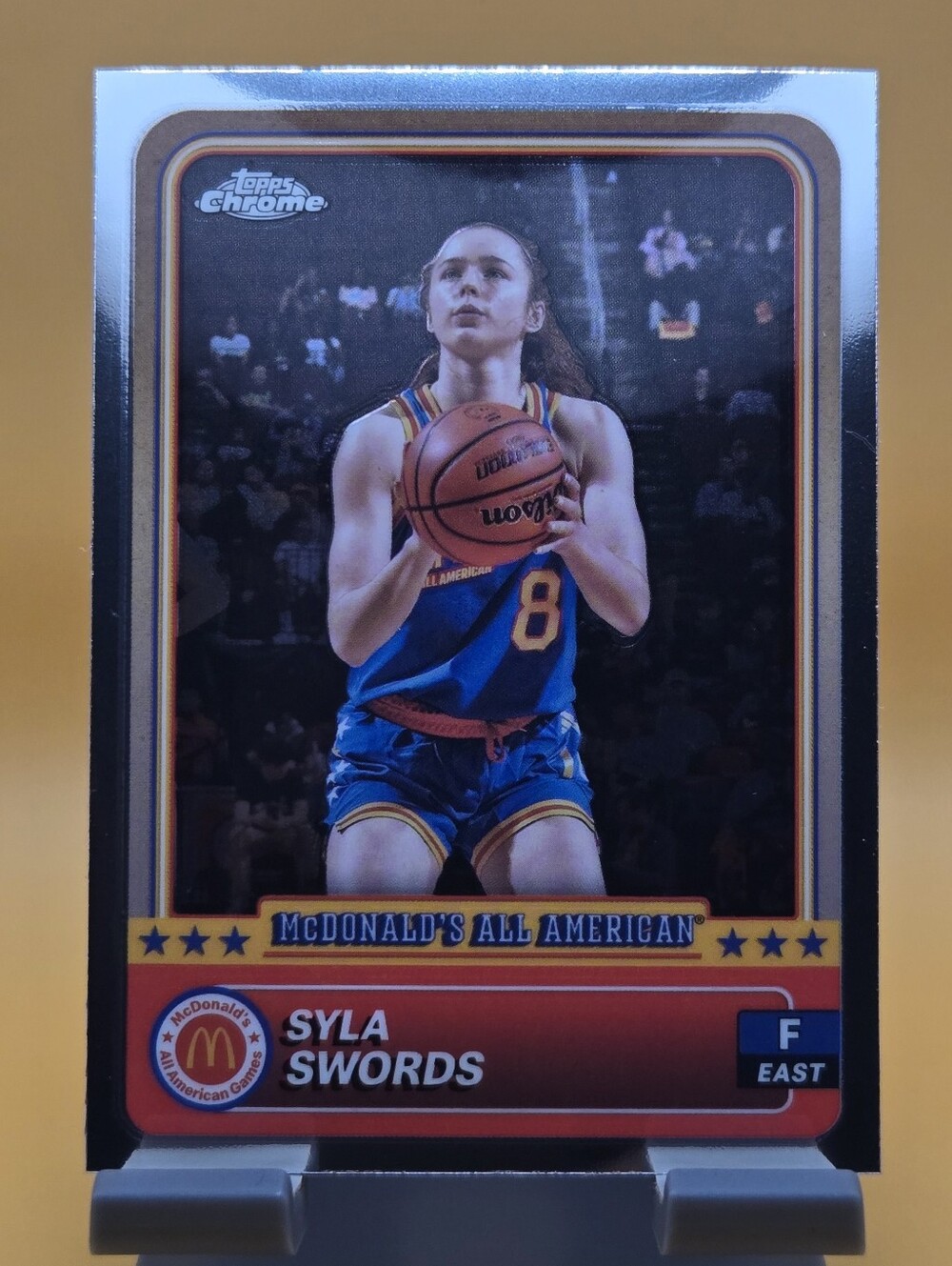 Topps Chrome Syla Swords McDonald's All American Basketball Trading Card